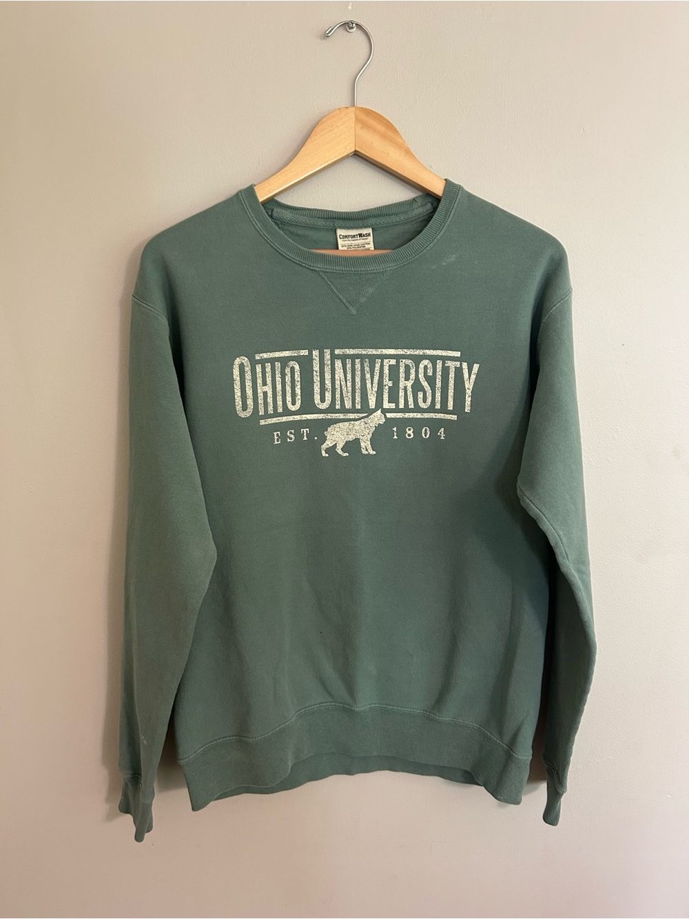 Ohio University Green Crewneck Sweatshirt by Champion